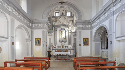 interno della chiesa di san giacomo apostolo